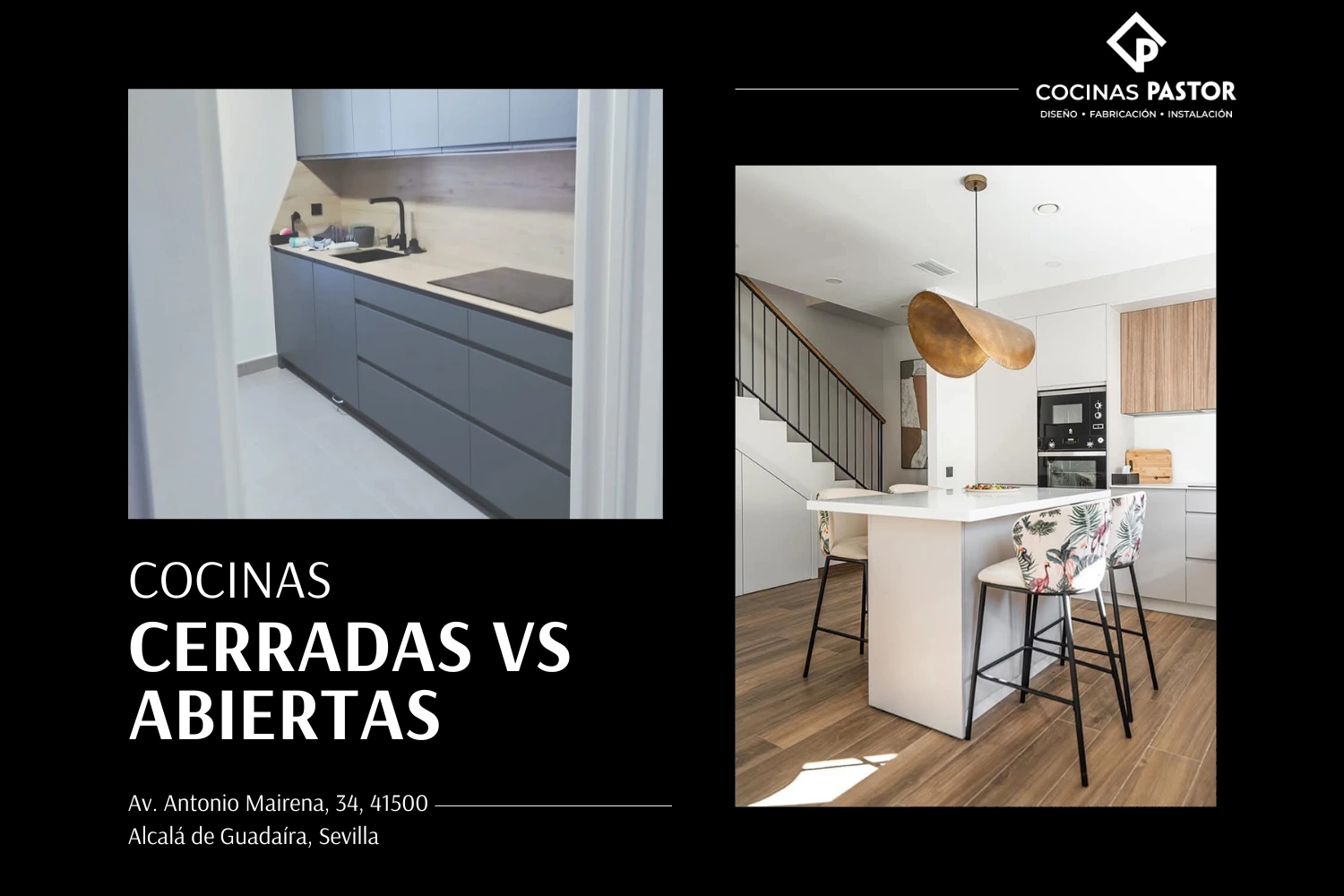Comparativa cocinas cerradas vs abiertas